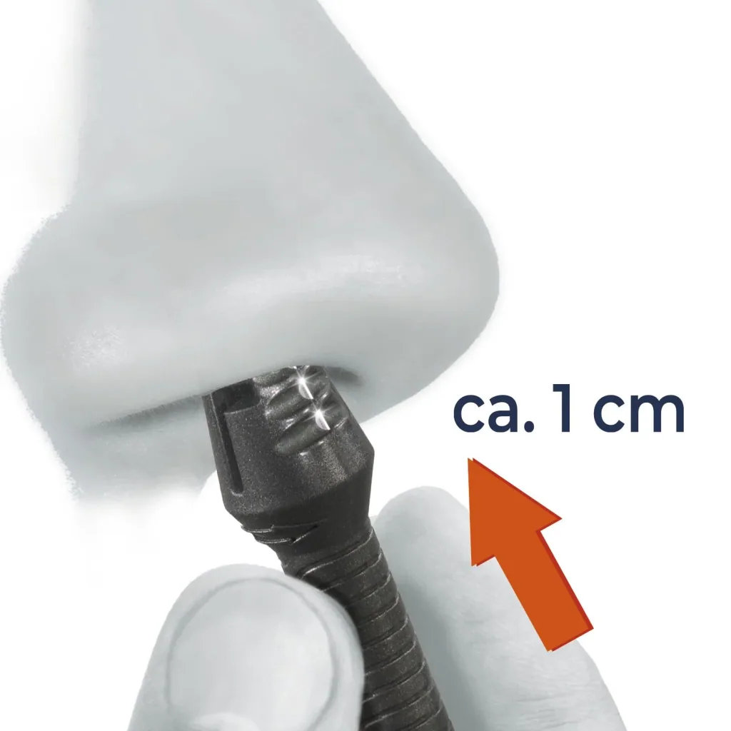 Nasenhaartrimmer, 8 cm anthrazit