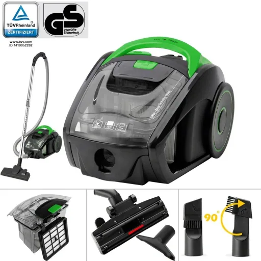 Staubsauger 900W Grün - Ökostrom-Ausgabe