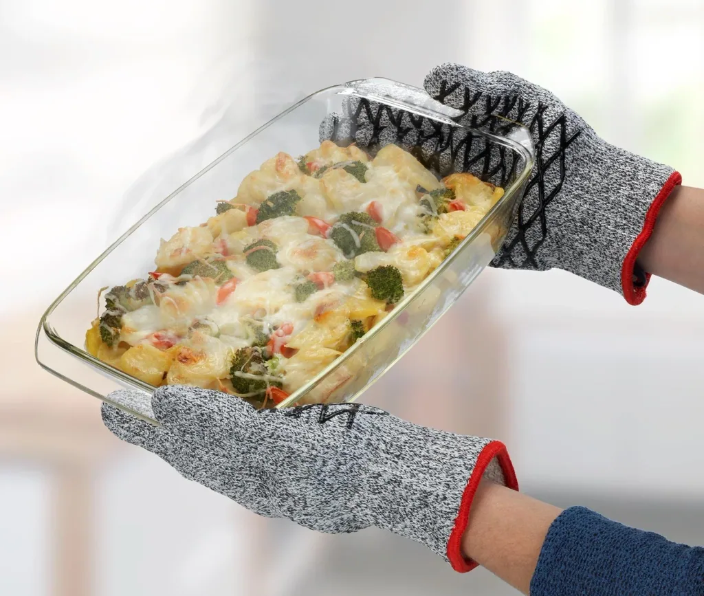 Hitze- und Schneidschutzhandschuhe, Damengröße, 1 Paar