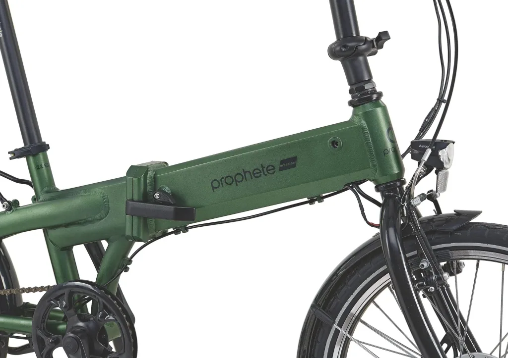 Unisex E-Bike City, 20 Zoll, Rahmengröße 30 cm, 7-Gang Nabenschaltung, grün-matt, URBANICER 22.ESU.10
