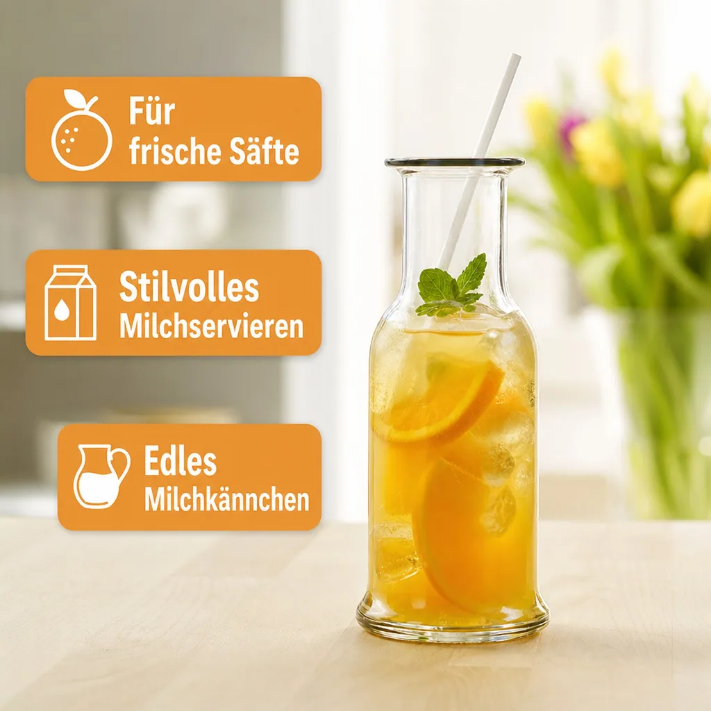Wasserkaraffe, Glaskaraffe, Weinkaraffe - Purity, 0,1 L