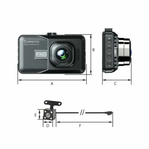 Manta FHD DUO Dashcam