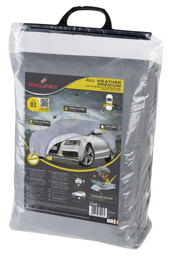 Autoabdeckplane all weather - Größe 3 - 420x176x149cm - PVC beschichtet