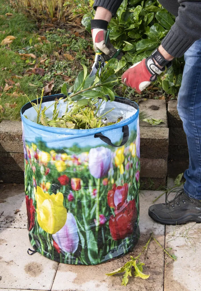 Garten-Abfallsack „Tulpe“, faltbar, 87 Liter