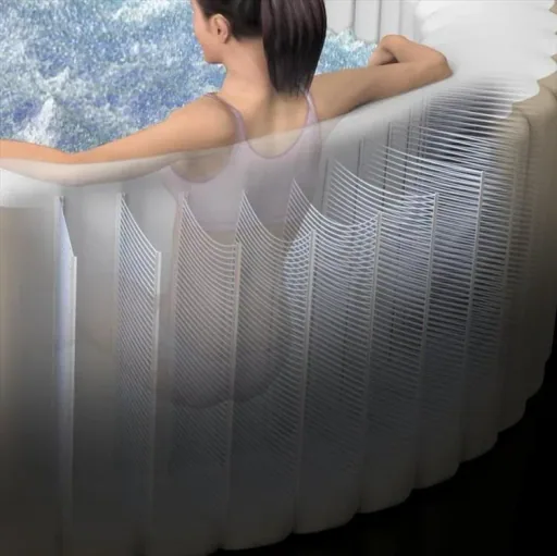 SPA Rechteck mit Bubbles & Jets