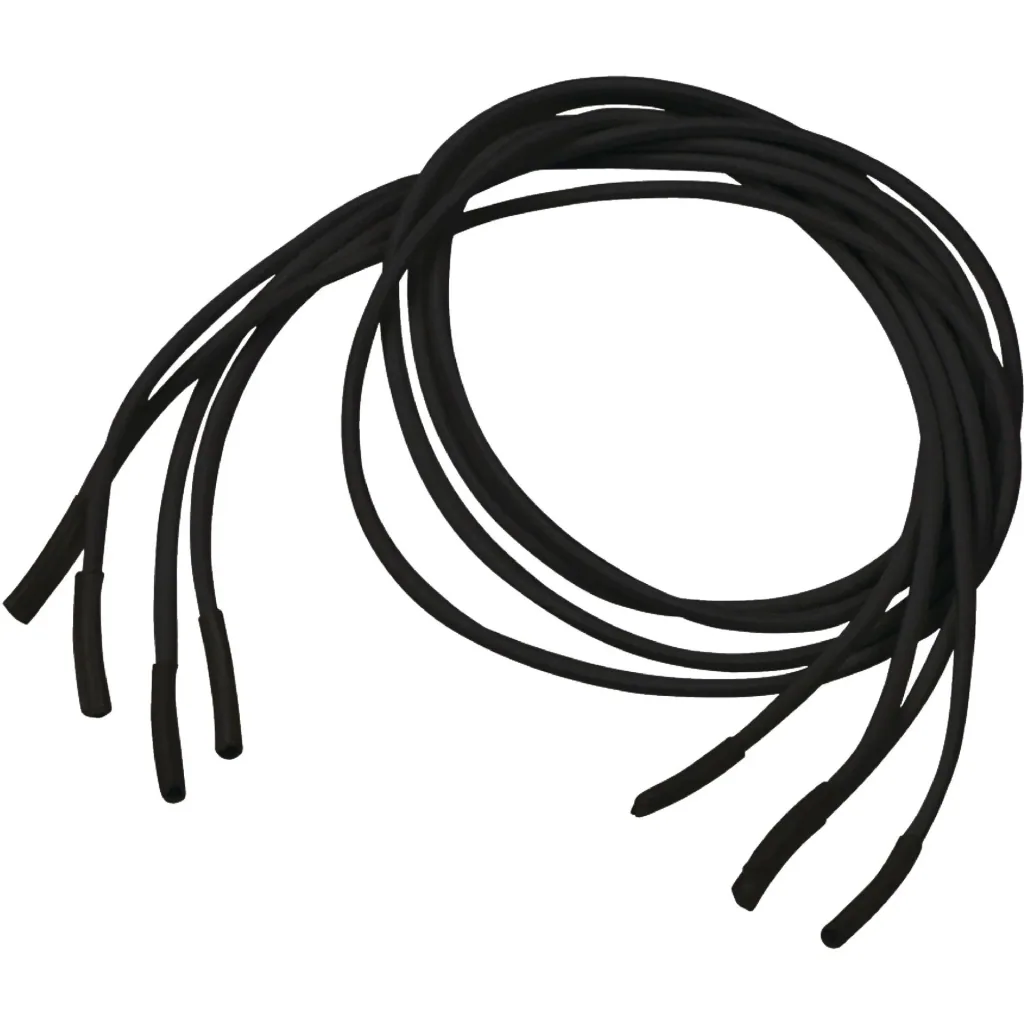 Schnürsenkel Elastisch 60.0 cm Schwarz