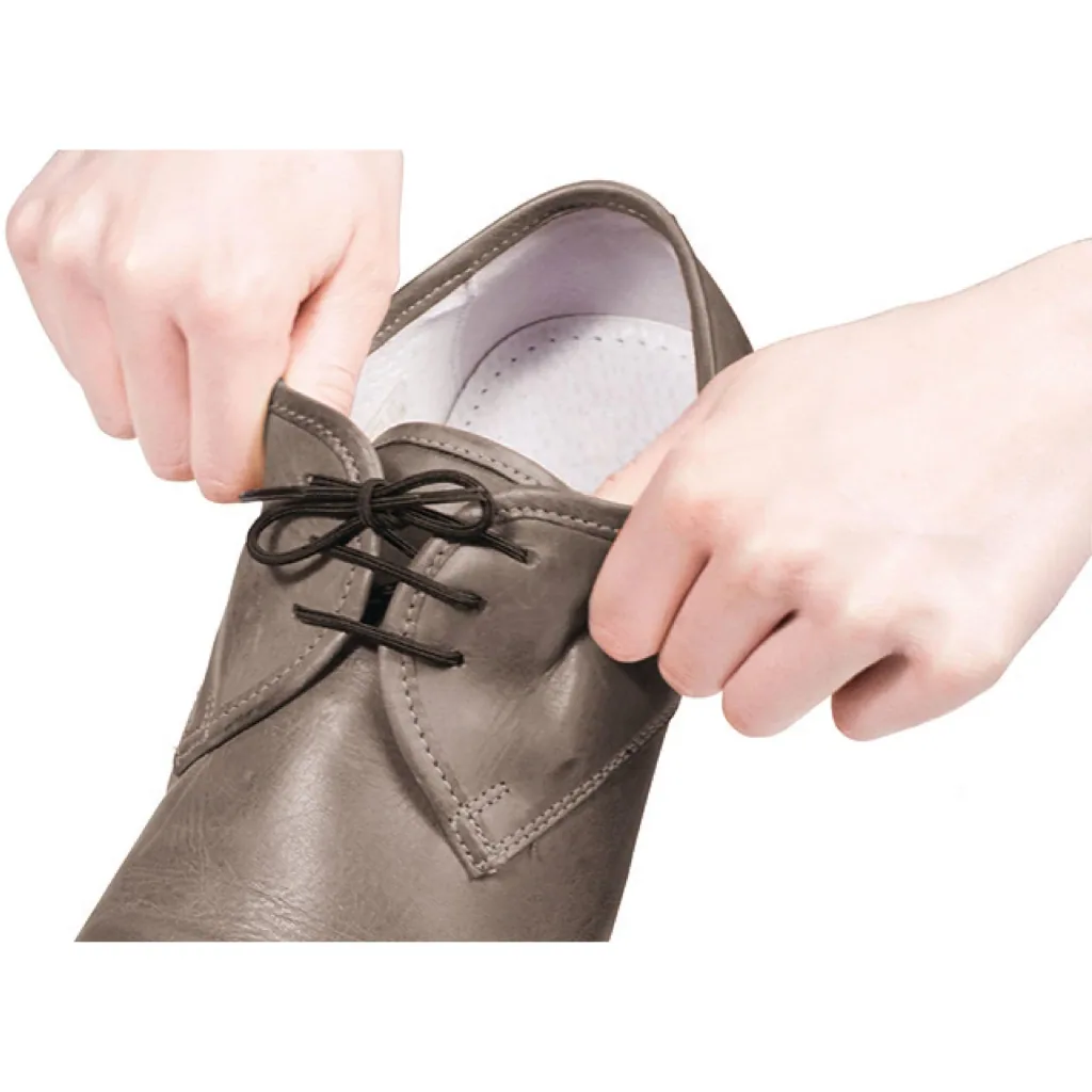 Schnürsenkel Elastisch 60.0 cm Schwarz