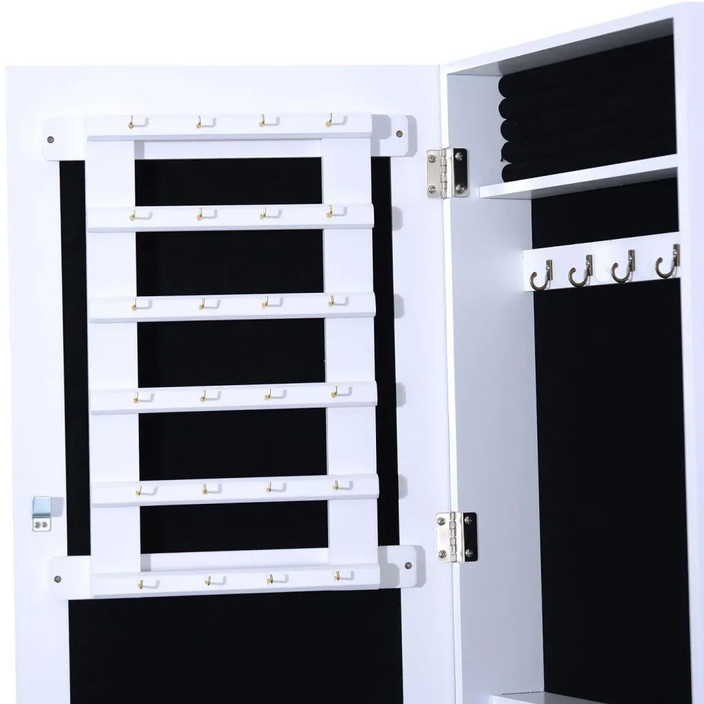 2 in 1 Schmuckschrank Wandspiegel L37 x W9.5 x H112 cm