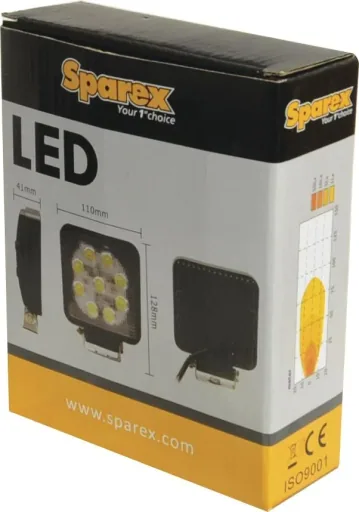 LED-Arbeitsscheinwerfer, rechteckig, 2500 Lumen