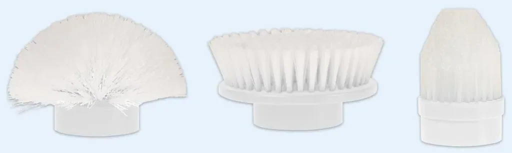 Ersatzbürsten "Hurricane Spin Scrubber", Weiß, 3-teilig