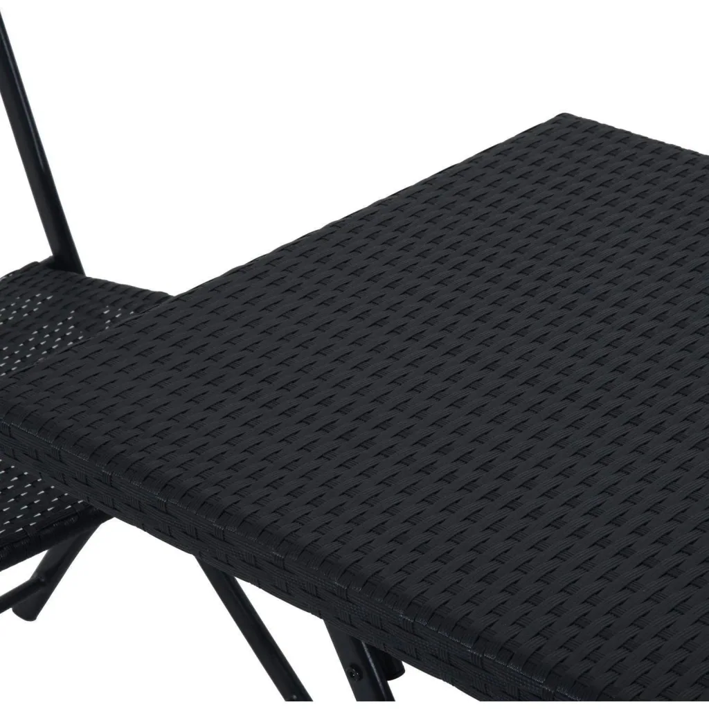Balkonset Polyrattan Gartenmöbel 3tlg. Balkonmöbel