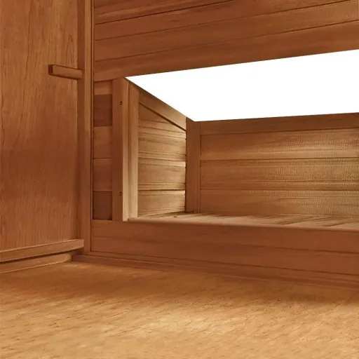 Hühnerstall 148 x 151 x 172 cm, Holz, Braun
