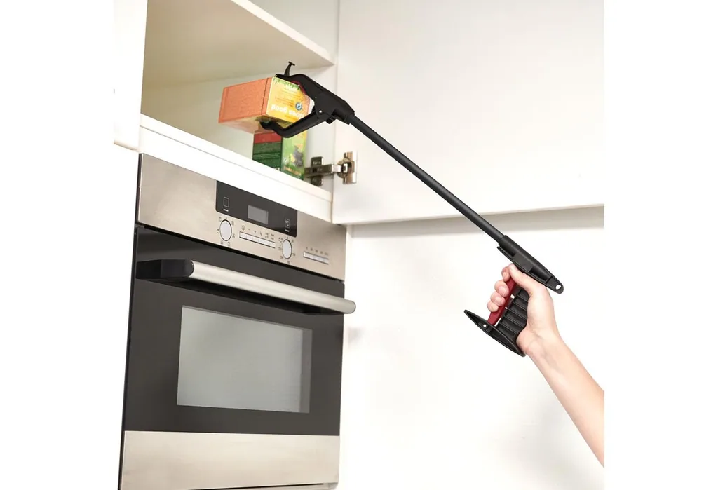 Reacher-Greifer für Senioren mit Haken und Magnet, leichter Greifstock 61 cm 163 g, langer Greifarm und Aufnehmer, Müllgreifer, Mobilitätshilfe, Aufhebewerkzeug und bückfreier Helfer