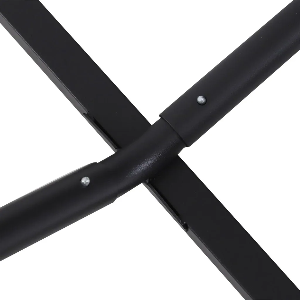 Hängemattengestell für Hängematte Hängemattenständer mit Hacken Garten Strand Metall 360x92x115cm bis 150kg