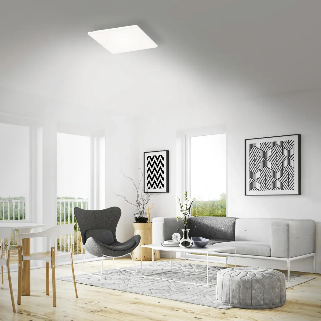 Rahmenloses LED Panel, viereckig, 29,5 cm, 12 Watt, weiß