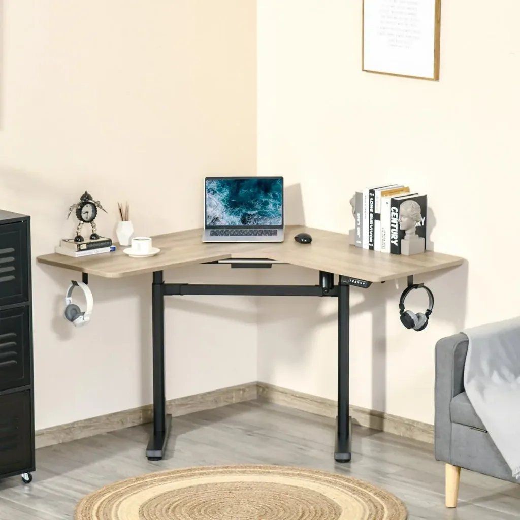 Elektrischer Schreibtisch Computertisch höhenverstellbar Stehschreibtisch Bürotisch Schreibtischständer Speicherfunktion