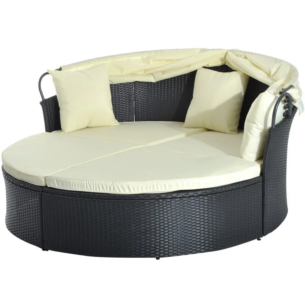 Sonneninsel Lounge Sonnenliege Polyrattan