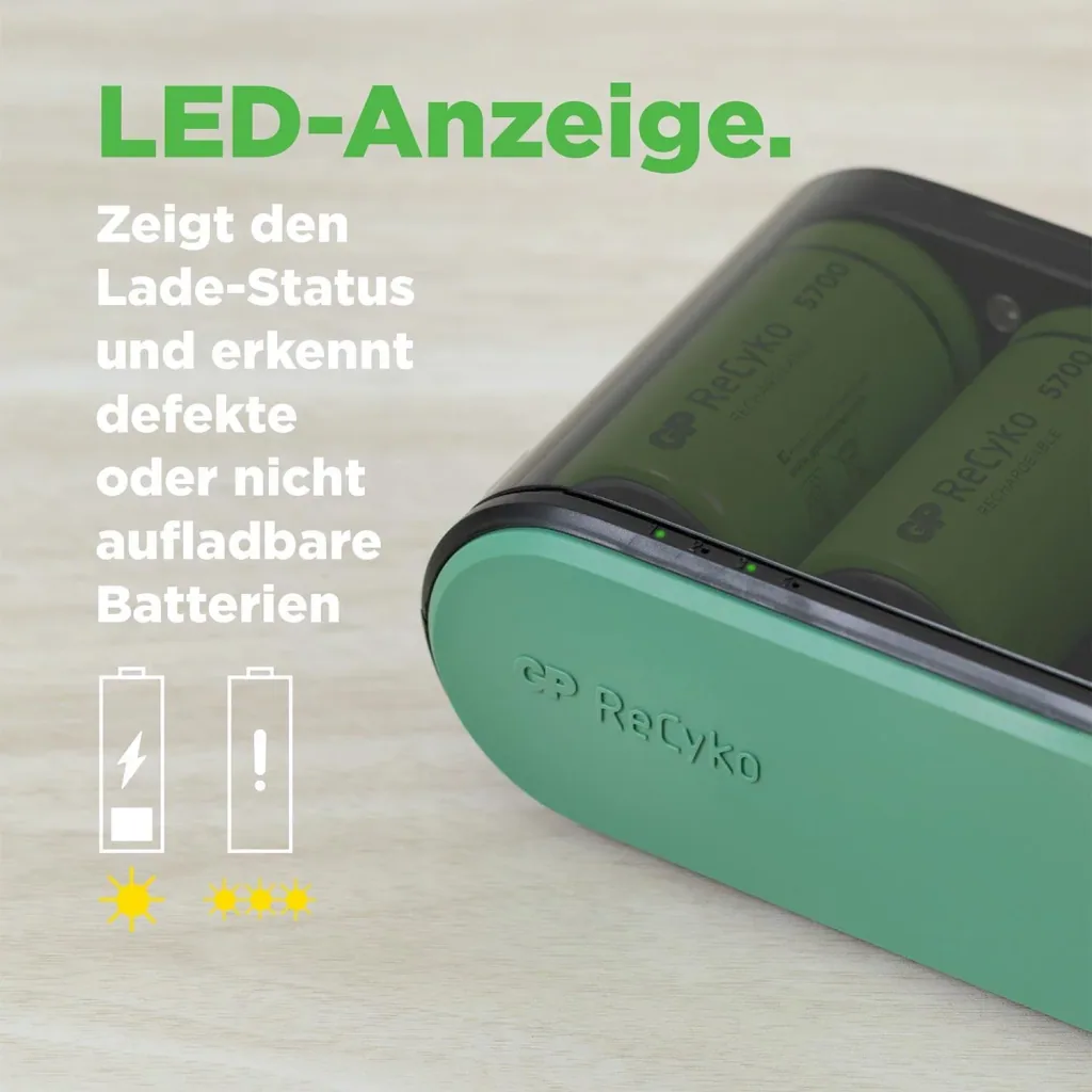 USB Universalladegerät für alle gängigen NiMH Akkus
