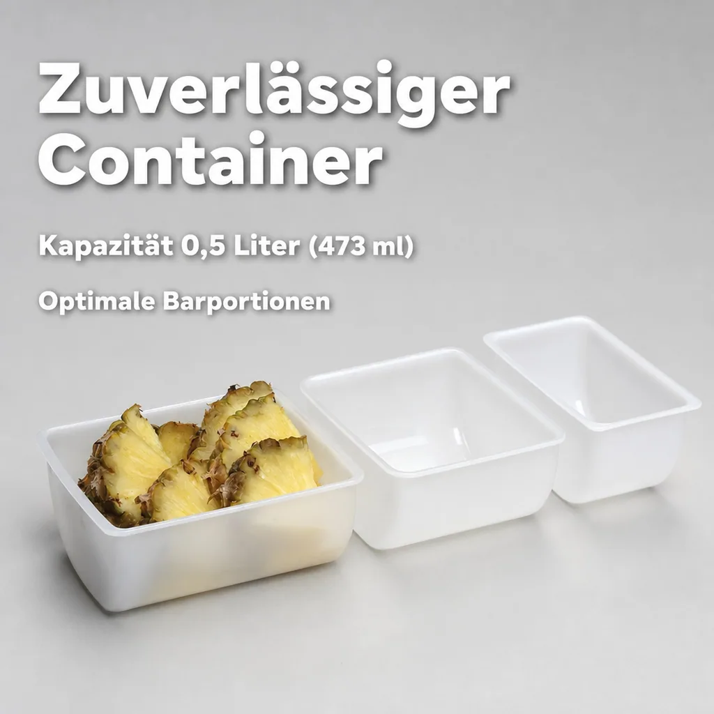 Zutatenbehälter, Einsatzbehälter - Einsatz 0,5 lt. (473 ml)