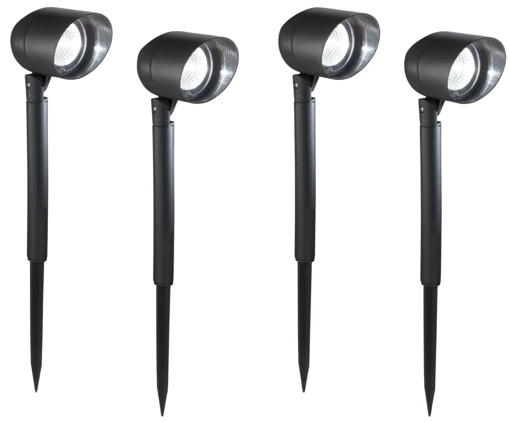 Solar LED Spot Gartenleuchte - 4er Set
