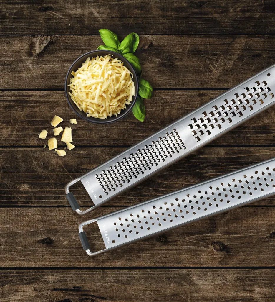 Zester-Reibe, 2-er Set, edelstahl