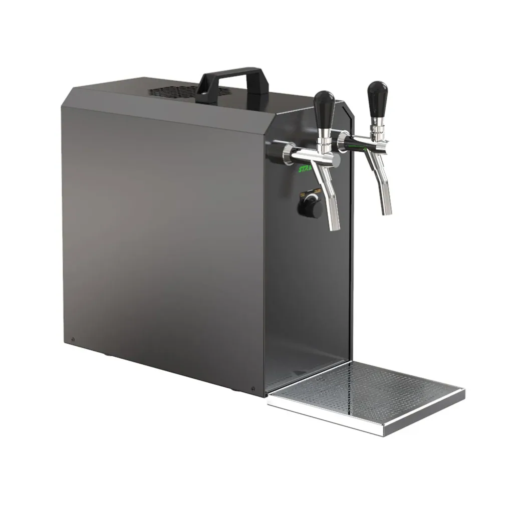 Bierzapfer STREAM 50 2-Leitungen, Durchflusskühler Trockenkühler 55 l/h