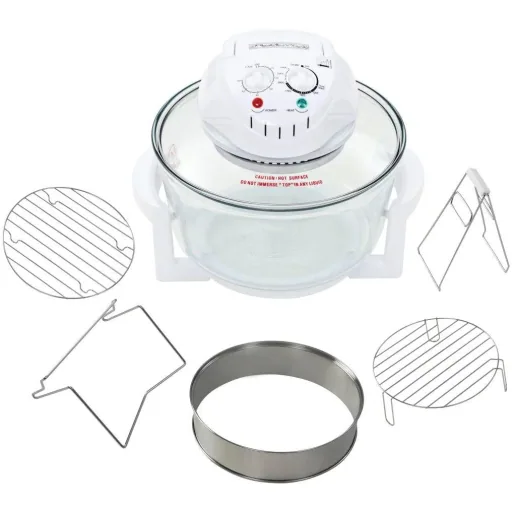Halogen-Heißluftofen mit Aufsatzring 1400 W 17 L