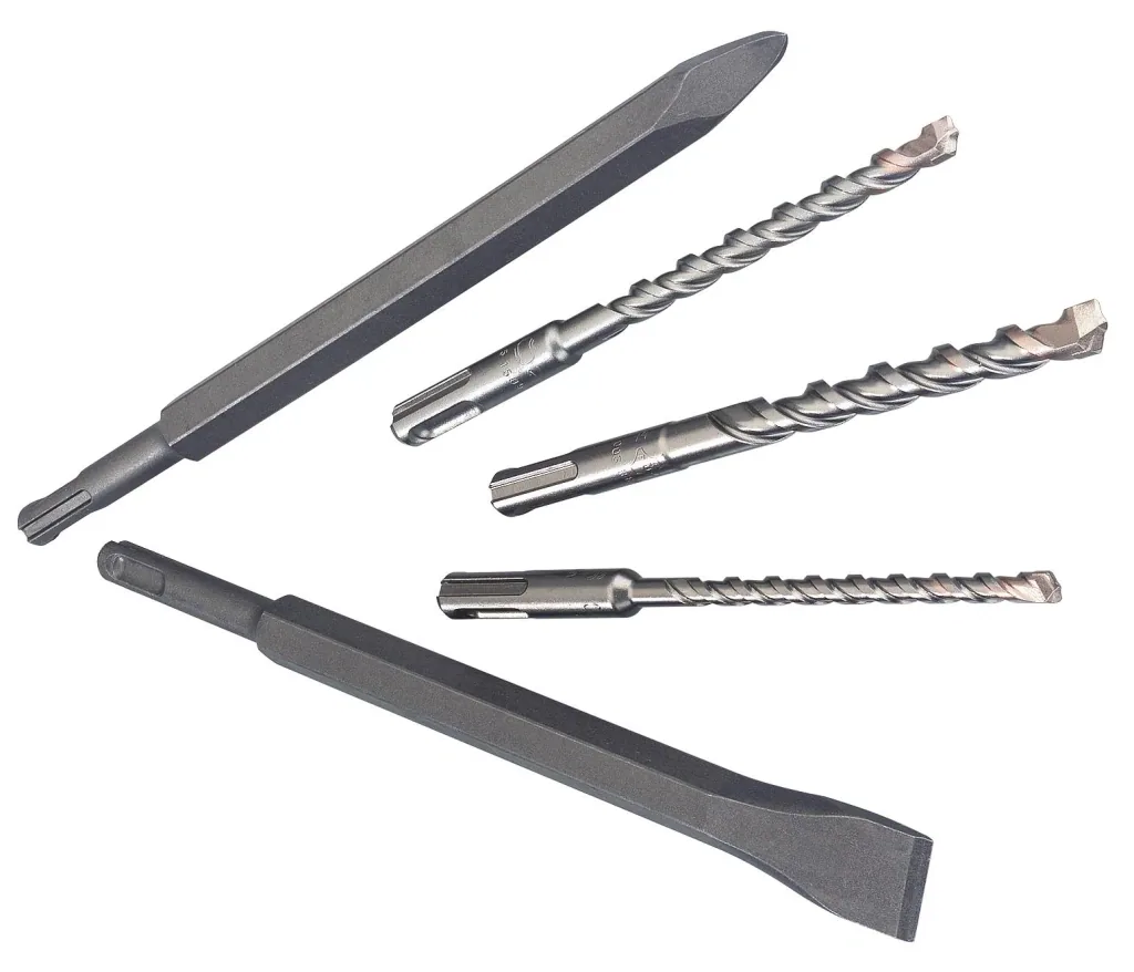 SDS-plus Bohrer-/Meißelset, SP, 5-teilig