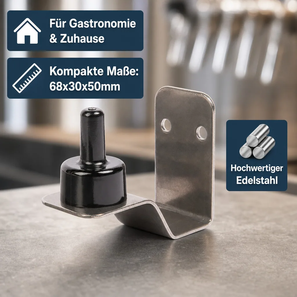 Parkhalter (Wandhalter) für KEG Verschluss (Zapfkopf)