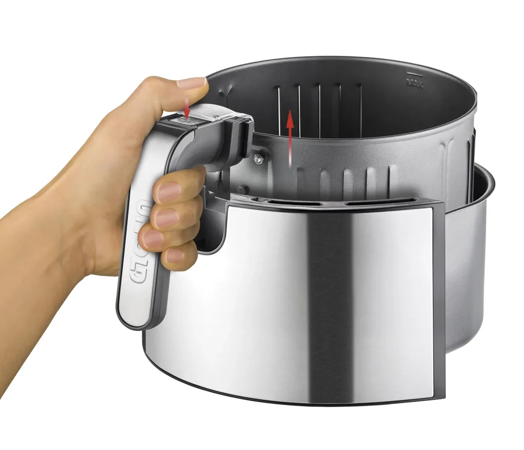 Heißluftfritteuse XL 5 L Edelstahl