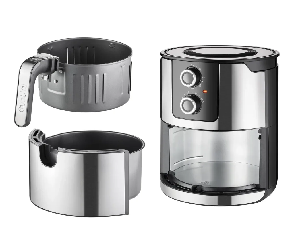 Heißluftfritteuse XL 5 L Edelstahl
