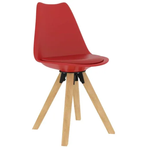 Esszimmerstühle 2 in rot