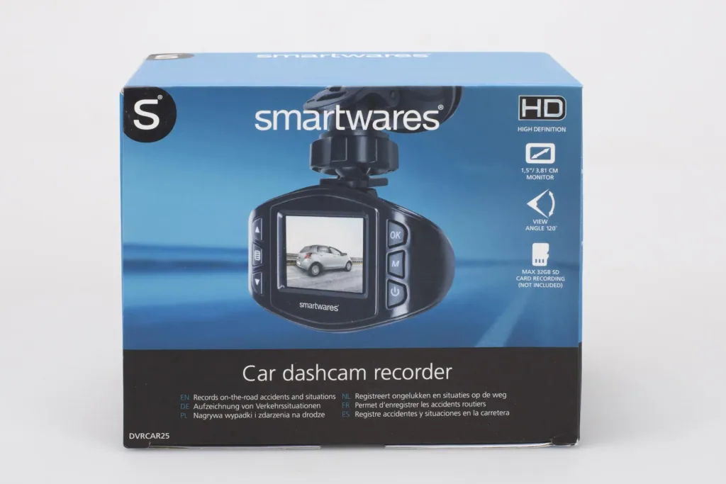 Dashcam Full-HD 1080P mit 120° Erfassungswinkel und 1,5 Zoll Display