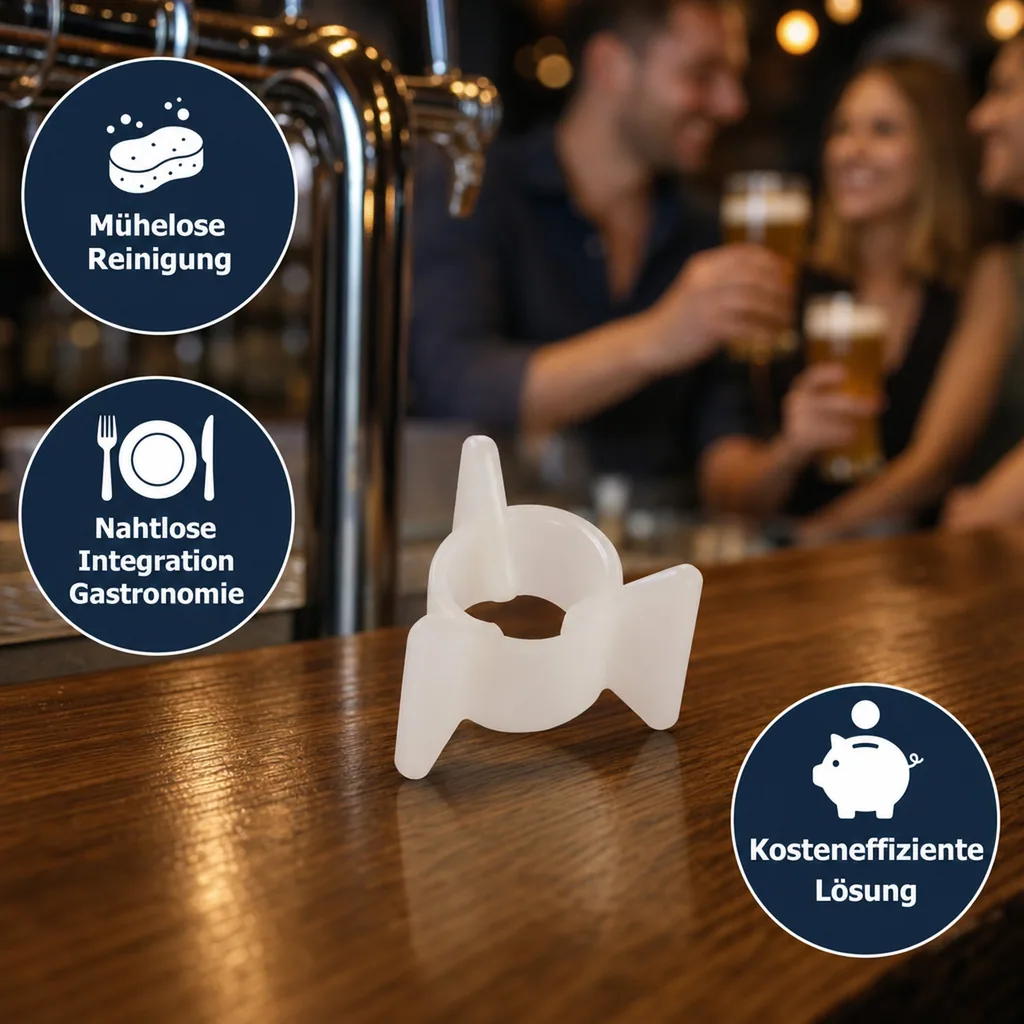 Kugelsicherung für Keg - Verschluss (Hiwi und Micro Matic), Bier frisch halten & Druck sichern