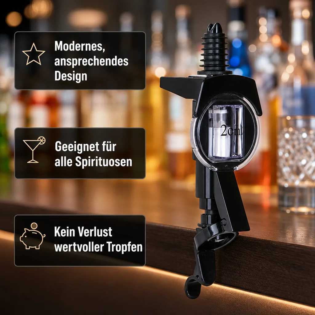 Portionierer, Schnapsausgießer, Spirituosen Dosierer - Spirit Master, Anisfest - !NEUE TECHNIK!, Ausschankmenge: 40 ml