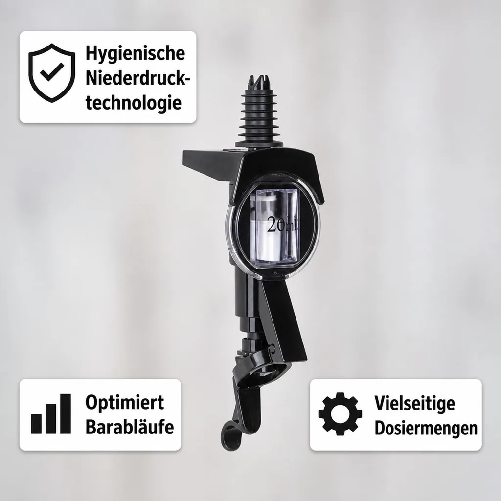 Portionierer, Schnapsausgießer, Spirituosen Dosierer - Spirit Master, Anisfest - !NEUE TECHNIK!, Ausschankmenge: 40 ml