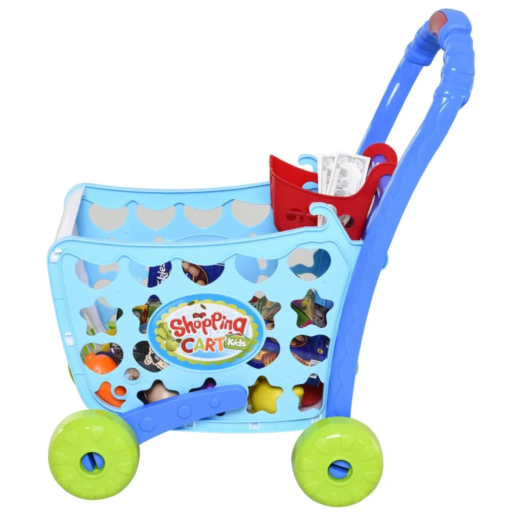 Kinder Einkaufswagen mit Zubehör