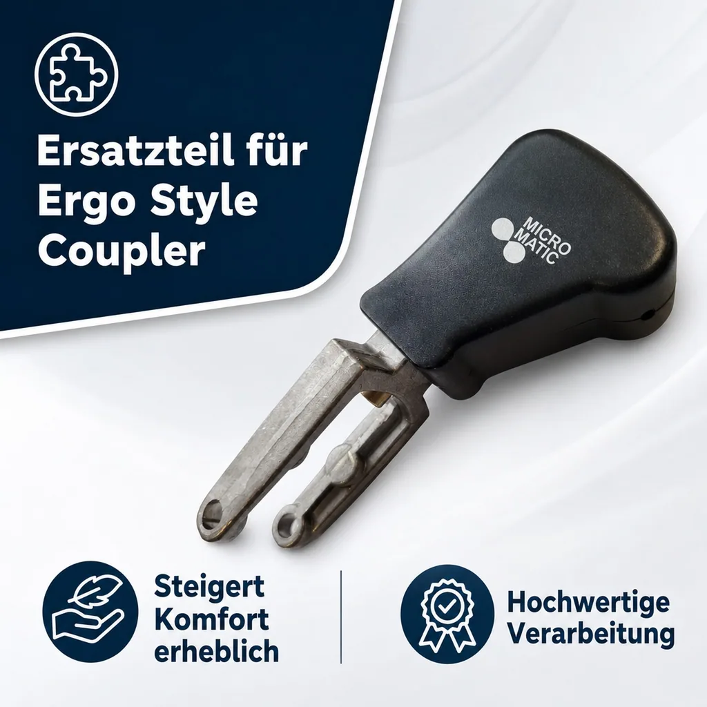 ERGO Handgriff schwarz, mit Logo, für Keg - Verschluss (Hiwi und Micro Matic)