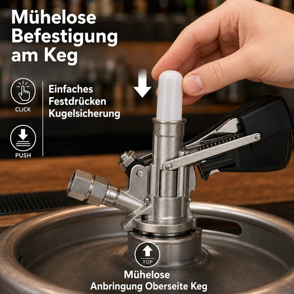 Rückschlagkegel für Keg - Verschluss (Hiwi und Micro Matic)