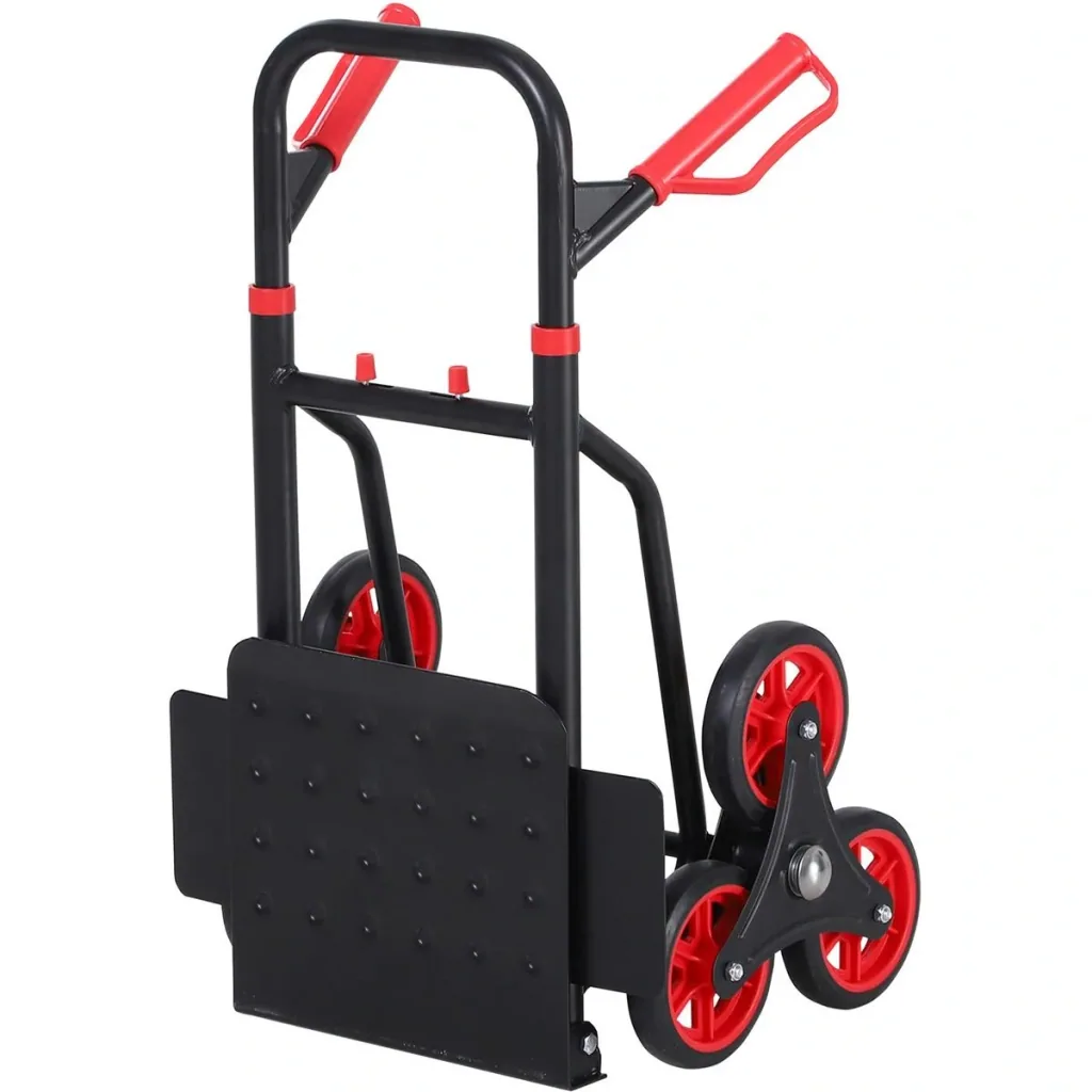 Treppensteiger höhenverstellbar schwarz/rot