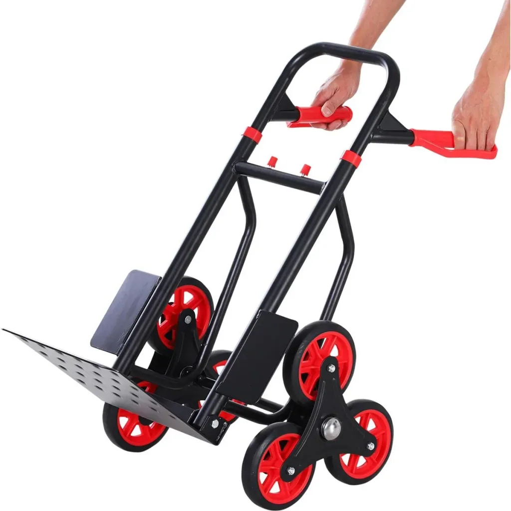 Treppensteiger höhenverstellbar schwarz/rot