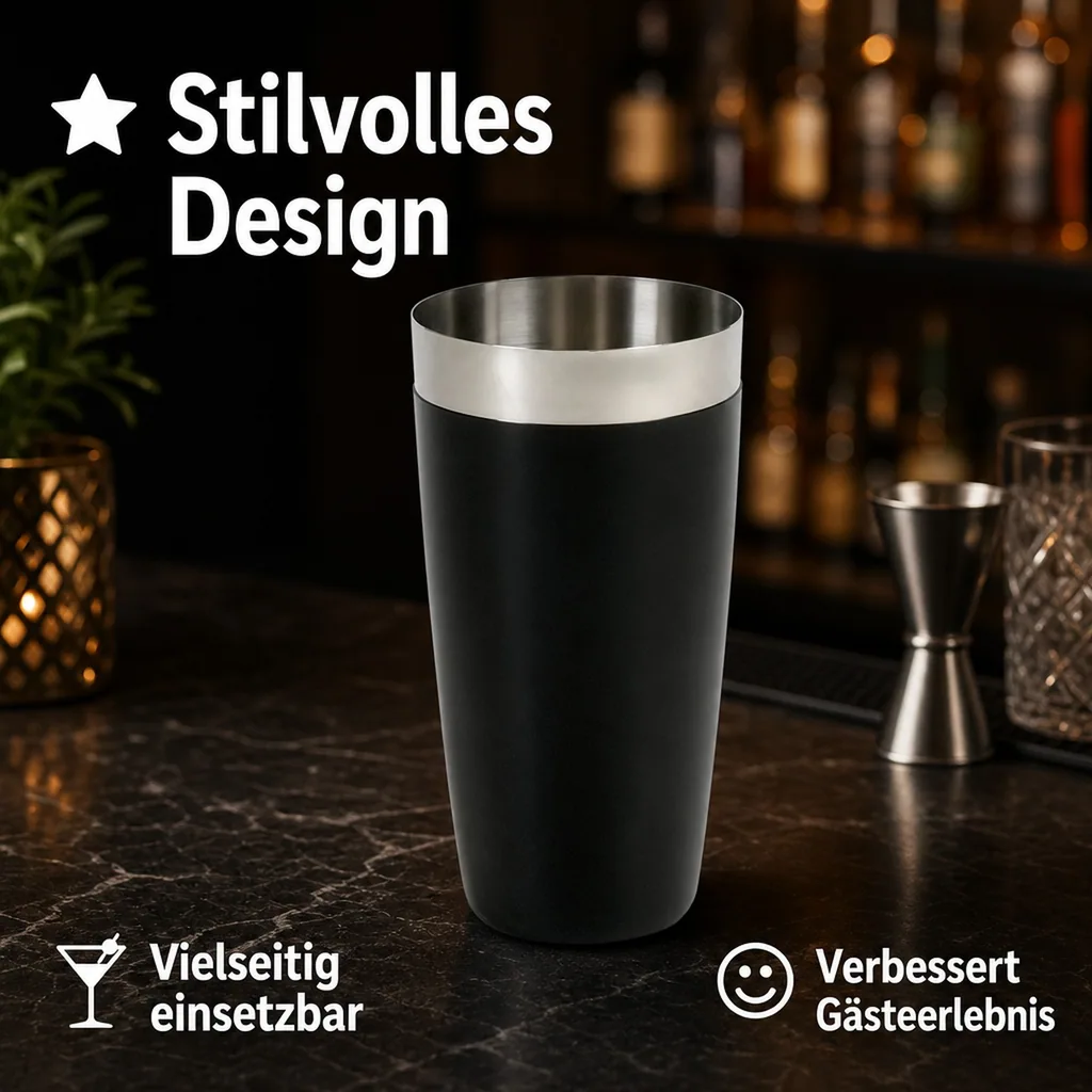 Boston Shaker Unterteil, Edelstahl, 28oz