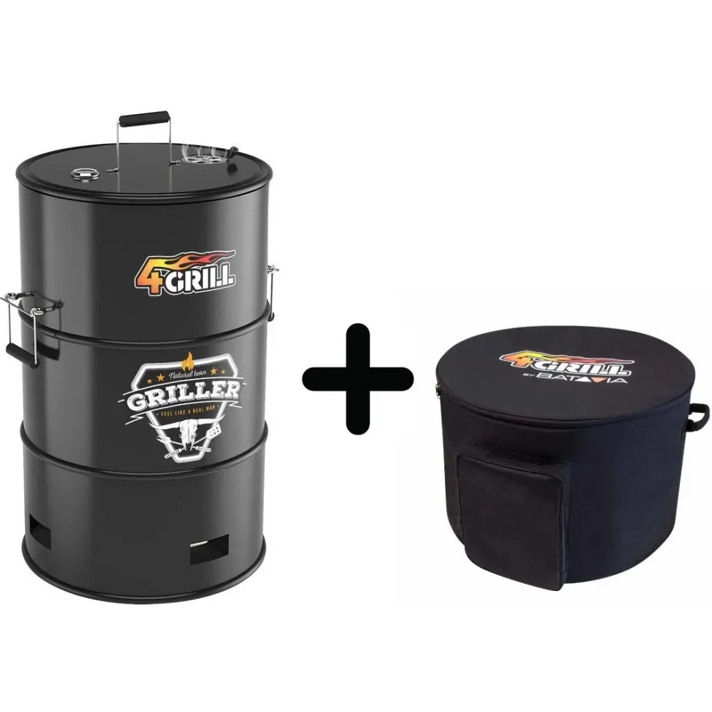 4Grill 4-in-1- BBQ mit 4Grill-Tragekoffer