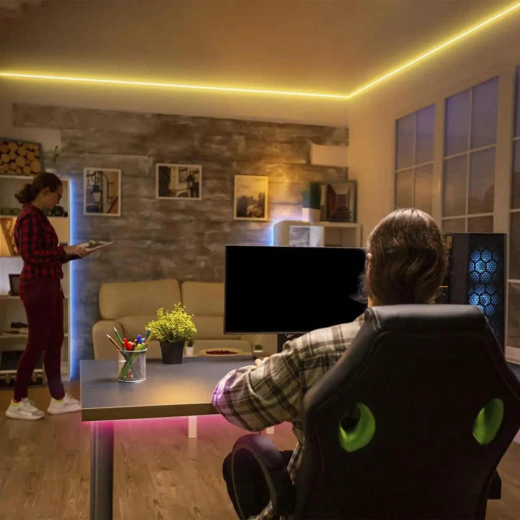 MAGIC RGB-LED Flexband, 3m, Musiksensor, 90 RGB-LEDs, 12W, Fernbedienung