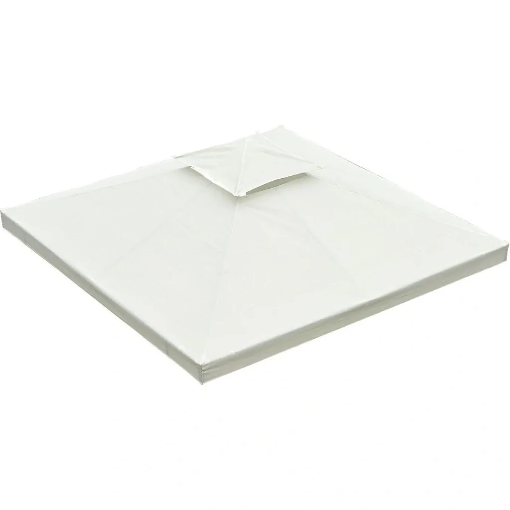 Ersatzdach 3x3m creme Dach für Metallpavillon