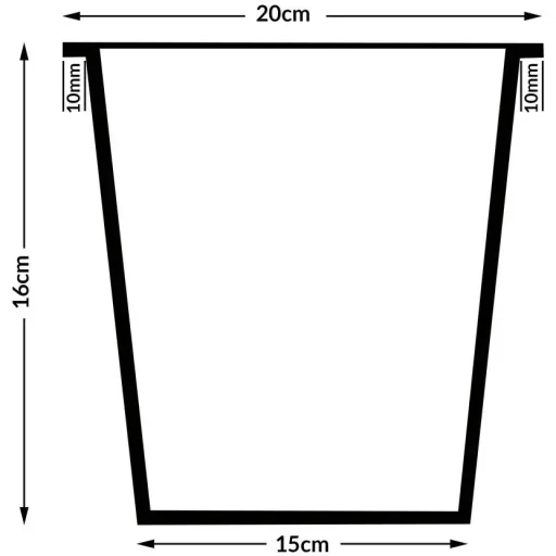 Polyrattan Pflanzgefäß creme 95x27x60cm