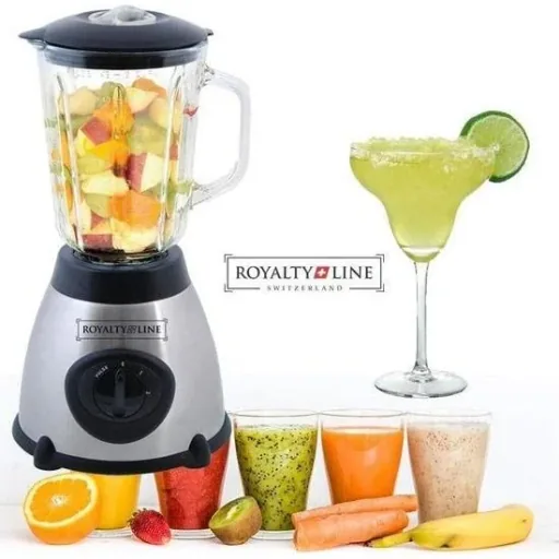 Luxus-Mixer aus Edelstahl mit Glaskanne von 1,6Liter - 500W /800W