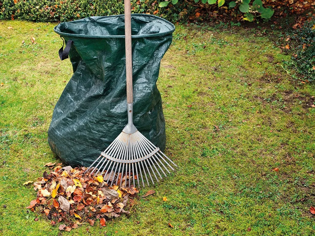 Gartenabfallsack, oberer Rand mit Ring verstärkt, Polyester, grün, 272 Liter