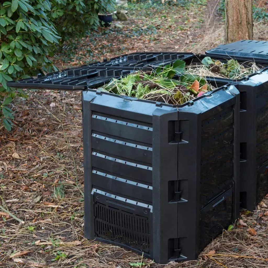 Natur Komposttonne schwarz 1200 L