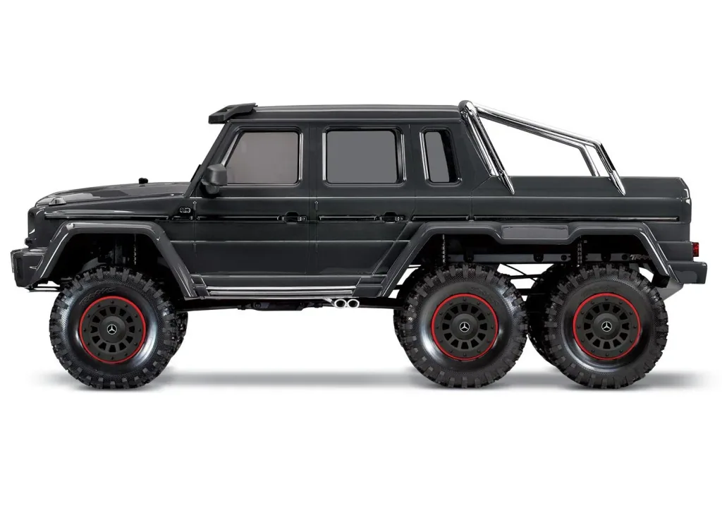 Mercedes-Benz G63 AMG 6x6 RTR ohne Akku/Lader inkl. Licht 1/10 6WD Scale-Crawler Brushed schwarz